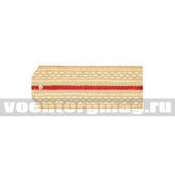 Погоны кремовые 1 красный просвет (пара)