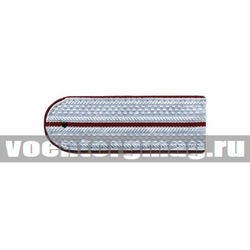Погоны серые (краповый кант) 1 краповый просвет, на рубашку (пара)