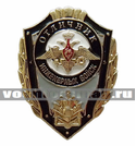 Значок Отличник Инженерных войск (без флага РФ)