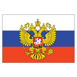 Флаг Главкома ВС РФ 70х140см (однослойный)