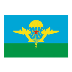 Флаг ВДВ СССР 70х140см (однослойный)