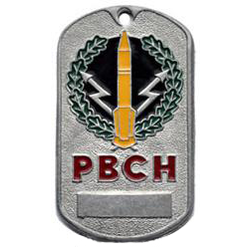 Жетон РВСН (эмблема в венке,  табло)