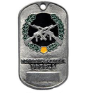 Жетон Мотострелковые войска (эмблема в венке, табло)