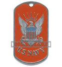 Жетон U.S. Navy (ВМФ) красный фон