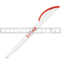 Ручка шариковая пластиковая с символикой ВЧК-КГБ-ФСБ, чернила синие