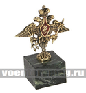 Статуэтка (литье бронза, камень змеевик) орел Космических войск РФ
