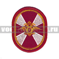 Нашивка ВВ (овал), люрекс (вышитая)