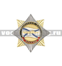 Значок Орден-звезда Подводный флот (с накладкой)