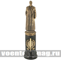 Статуэтка (литье бронза, камень змеевик) Памятник Дзержинскому на Лубянской пл. Москвы