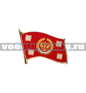 Значок Флажок Служа закону - служим народу (смола, на пимсе)<br>