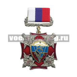 Знак-медаль 31 гв. ВДБр, с накладкой (красный крест с четырьмя орлами по углам)