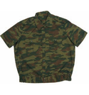 Рубашка форменная офицерская мужская Флора, короткий рукав, размер по вороту 37/1 (размер 42, рост 158см)