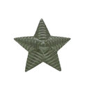 Звезда на погоны 13 мм (рифленая) защитная (МО нового образца, Росгвардия), металл