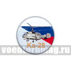 Значок круглый Ка-28 (смола, на пимсе)