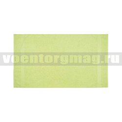 Полотенце махровое однотонное (50х90 см) цвет салатный