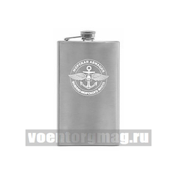 Фляга нерж/ст с лазерной гравировкой Морская авиация ВМФ