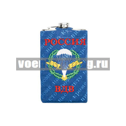 Фляга нерж/ст в вышитом чехле ВДВ