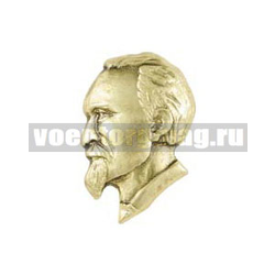 Значок Дзержинский (на пимсе) h=2 см зол.