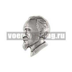 Значок Дзержинский (на пимсе) h=2 см серебр.