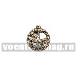 Значок Полярный 152 (водолаз на фоне якоря в цепи)
