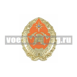 Значок Отличный пожарный (МЧС России)