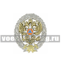 Значок Санкт-Петербургский университет ГПС МЧС России (серебрение) без надписи