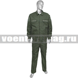 Костюм летний МО офисный оливковый (ткань Rip-Stop) (ТУ 858-6291-2013)
