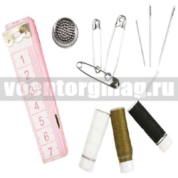Хознабор (нитки, иголки, булавки, наперсток, метр)