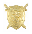 Эмблема петличная Следственный комитет, золотая, металл (пара)