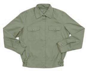 Рубашка форменная офицерская женская оливковая, длинный рукав, размер повороту 42/3 (размер 58, рост 158см) - АКЦИЯ – Армейский интернет-магазин